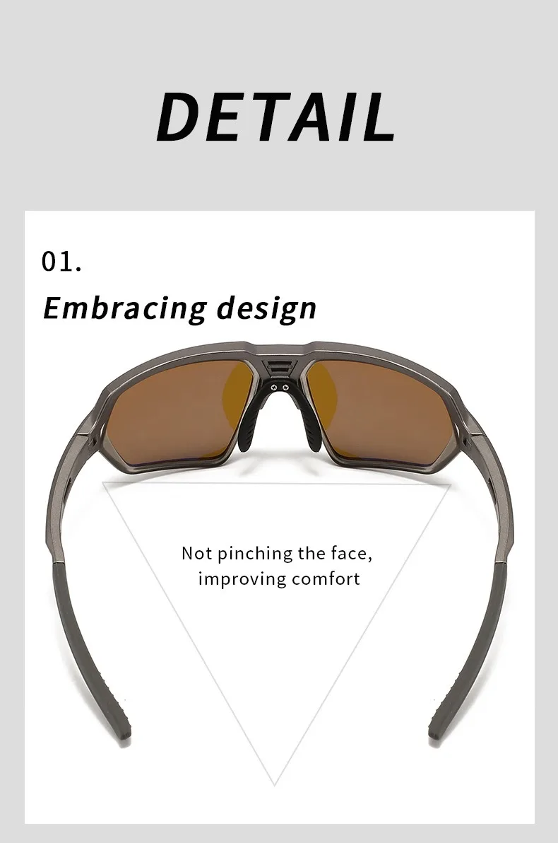 Lunettes de pêche d\'extérieur OKUMA 2026, nouvelle collection, polarisées UV400 pour la détection des poissons, idéales pour le cyclisme, la randonnée et l\'alpinisme.
