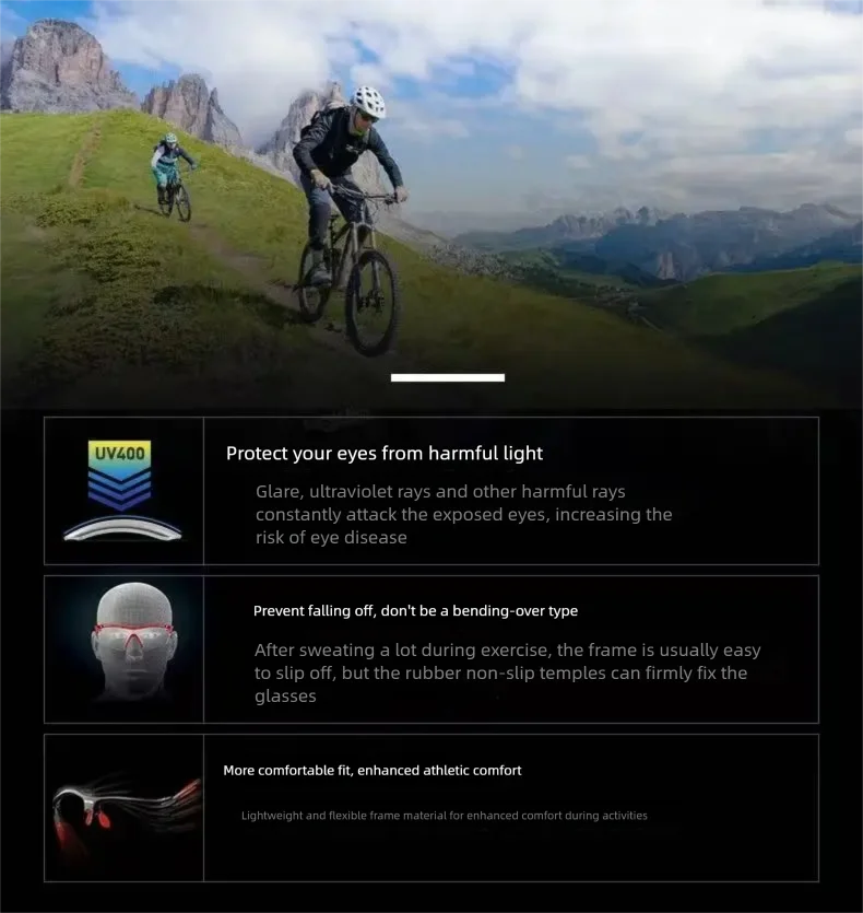 Lunettes de pêche d\'extérieur OKUMA 2026, nouvelle collection, polarisées UV400 pour la détection des poissons, idéales pour le cyclisme, la randonnée et l\'alpinisme.