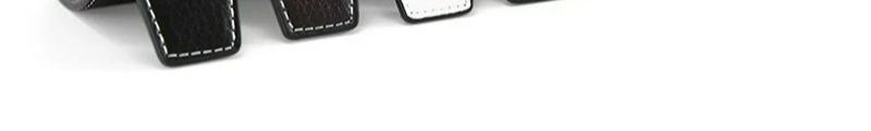Ceinture en cuir véritable pour hommes, boucle carrée avec lettres, costume d\'affaires décontracté, accessoires en jean, ceinture classique polyvalente 3.3cm