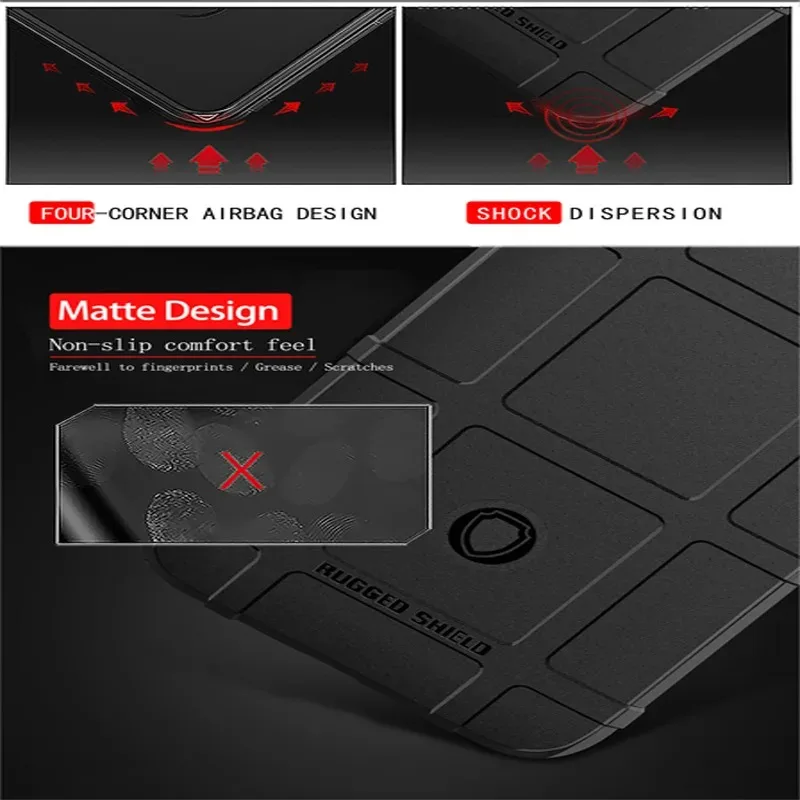 Coque en caoutchouc mat, bouclier robuste antichoc, pour iPhone 17 15 14 13 12 11 16 Pro Max iPhone17, couverture d\'armure militaire anti-chute