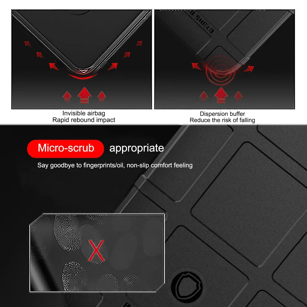 Coque en caoutchouc mat, bouclier robuste antichoc, pour iPhone 17 15 14 13 12 11 16 Pro Max iPhone17, couverture d'armure militaire anti-chute