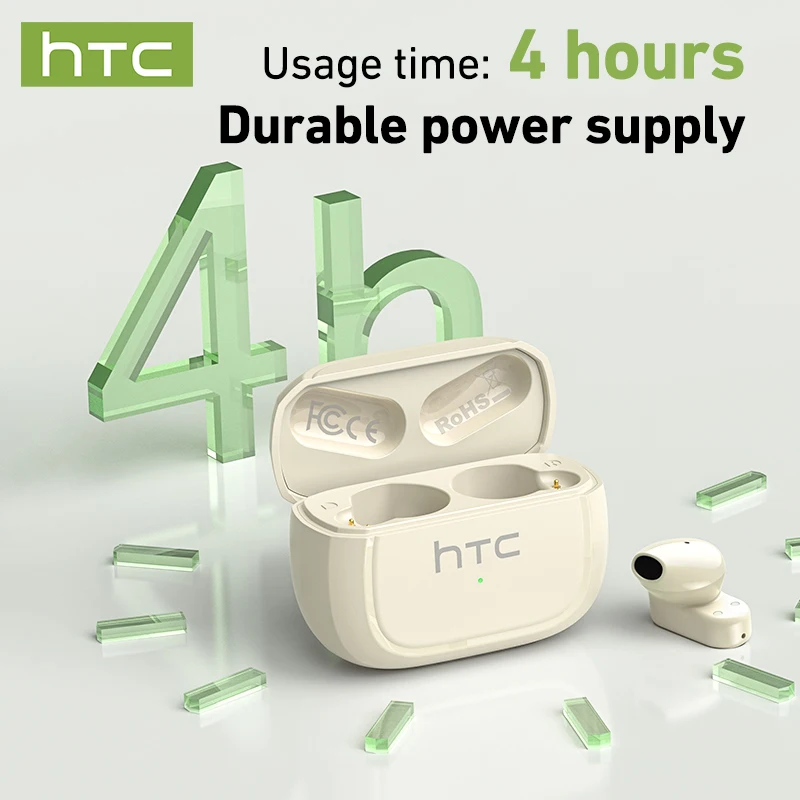 Casque Audio Ecouteurs HTC NE51 Bluetooth Oreillettes Traduction Automatique IA – Image 3