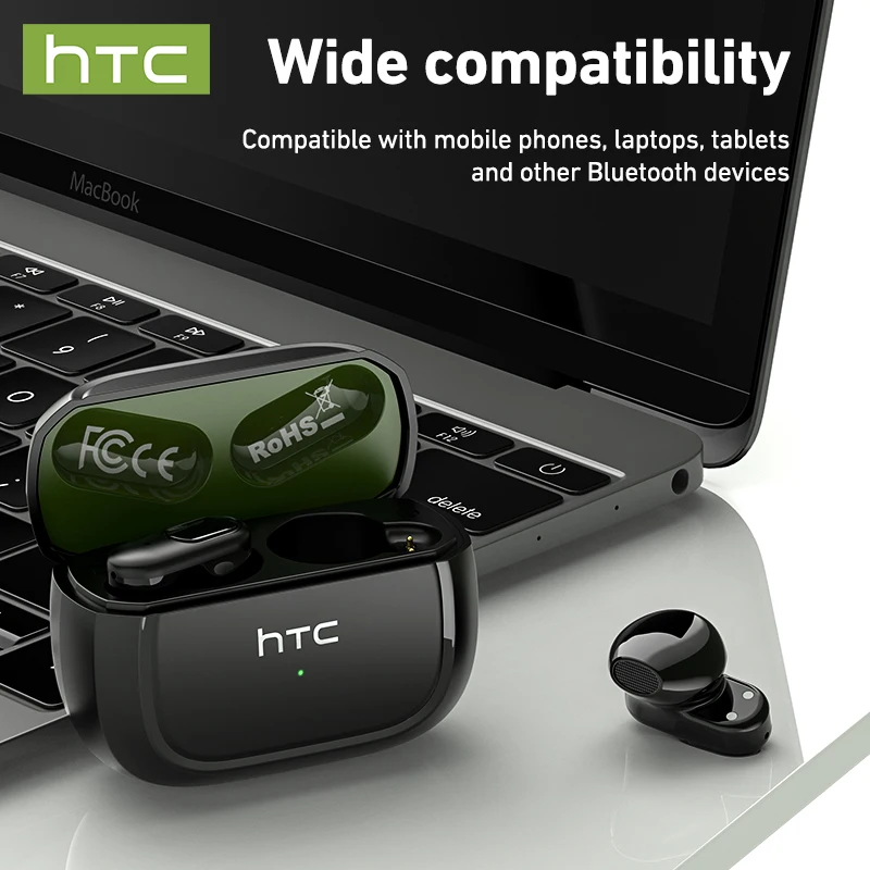 Casque Audio Ecouteurs HTC NE51 Bluetooth Oreillettes Traduction Automatique IA – Image 4