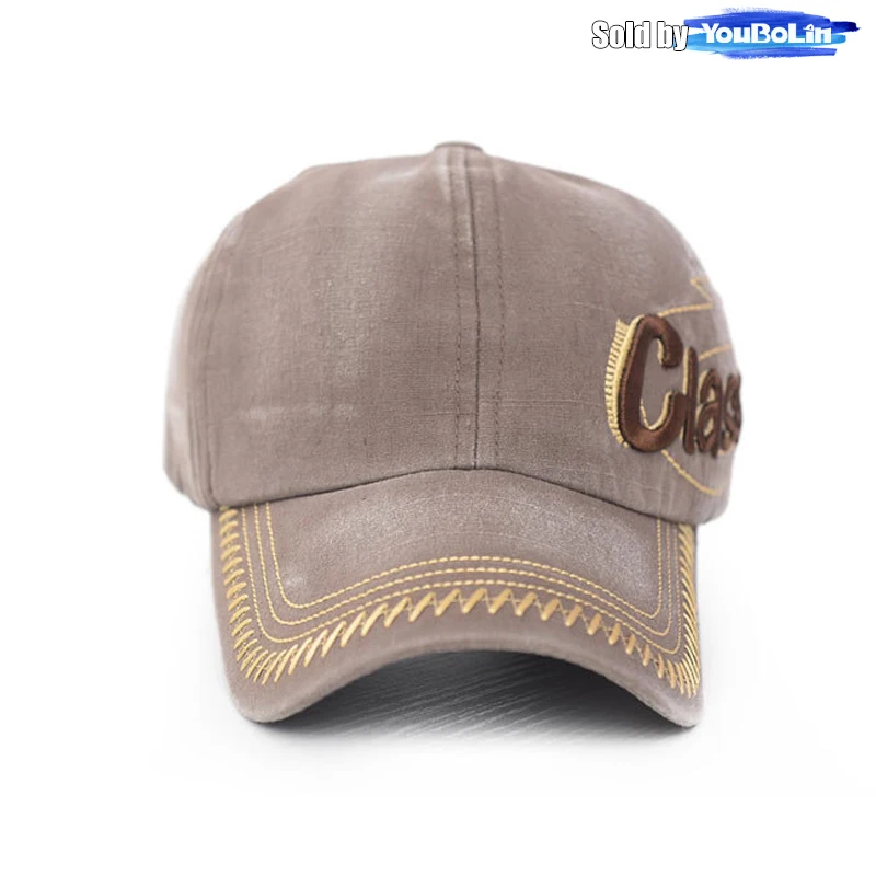 Casquette Baseball Homme Brodée Classic Délavée Rétro Eté Hiver Effet 3D Sport – Image 6