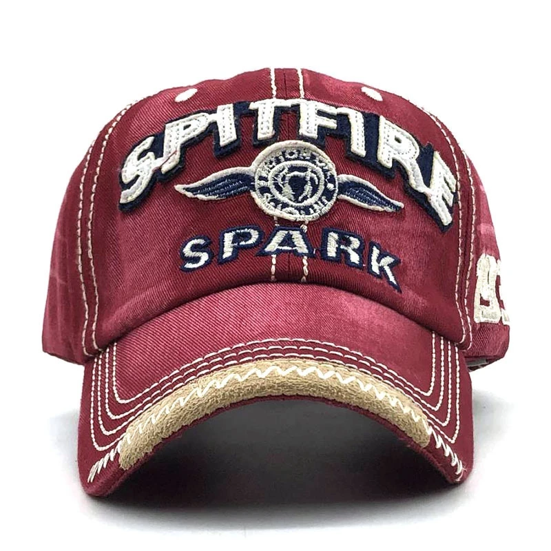 Casquette Baseball Homme Brodée Denim SpitFire Spark 1932 Qualité Coton Sport – Image 2