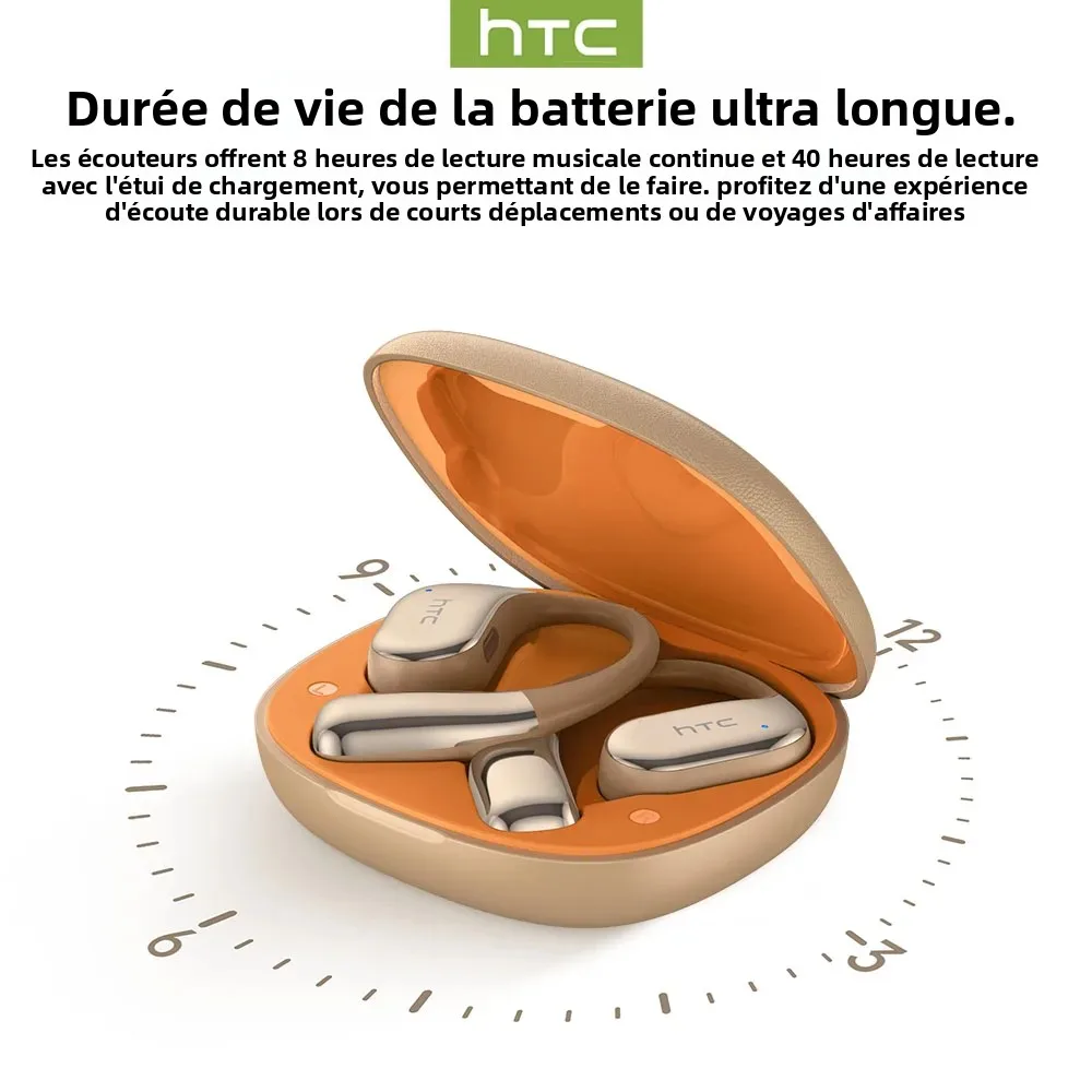 Casque Audio Ecouteurs HTC NE39 Traducteur Automatique Bluetooth OWS Anti Bruit – Image 3