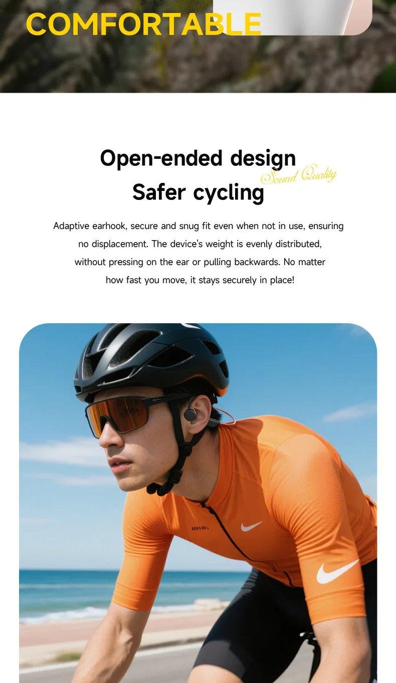 Casque à conduction osseuse sans fil pour la natation et le sport, étanche IPX8, Bluetooth 5.4 avec micro, pour l'exercice et le fitness, NOUVEAU 2026