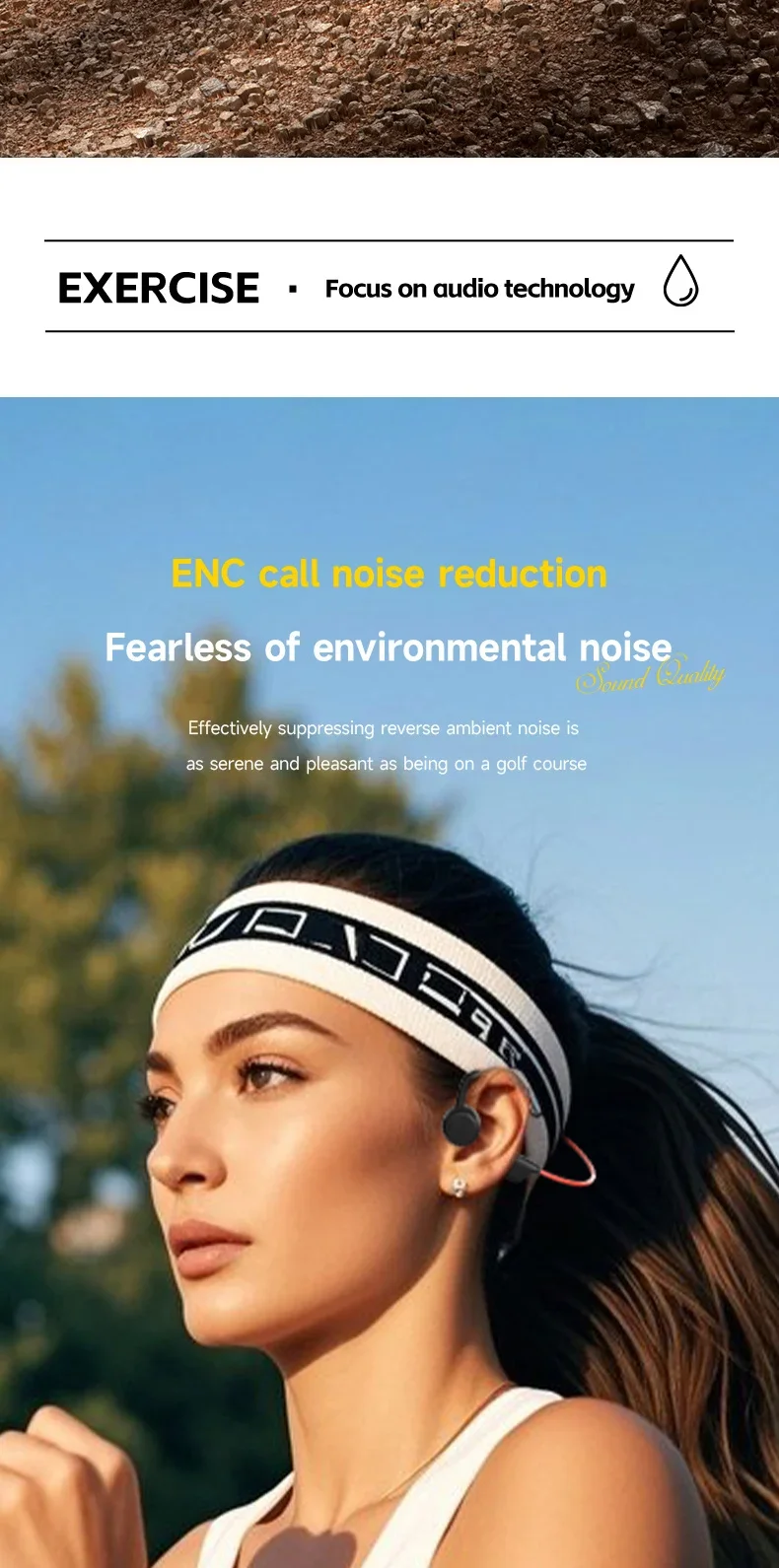 Casque à conduction osseuse sans fil pour la natation et le sport, étanche IPX8, Bluetooth 5.4 avec micro, pour l'exercice et le fitness, NOUVEAU 2026
