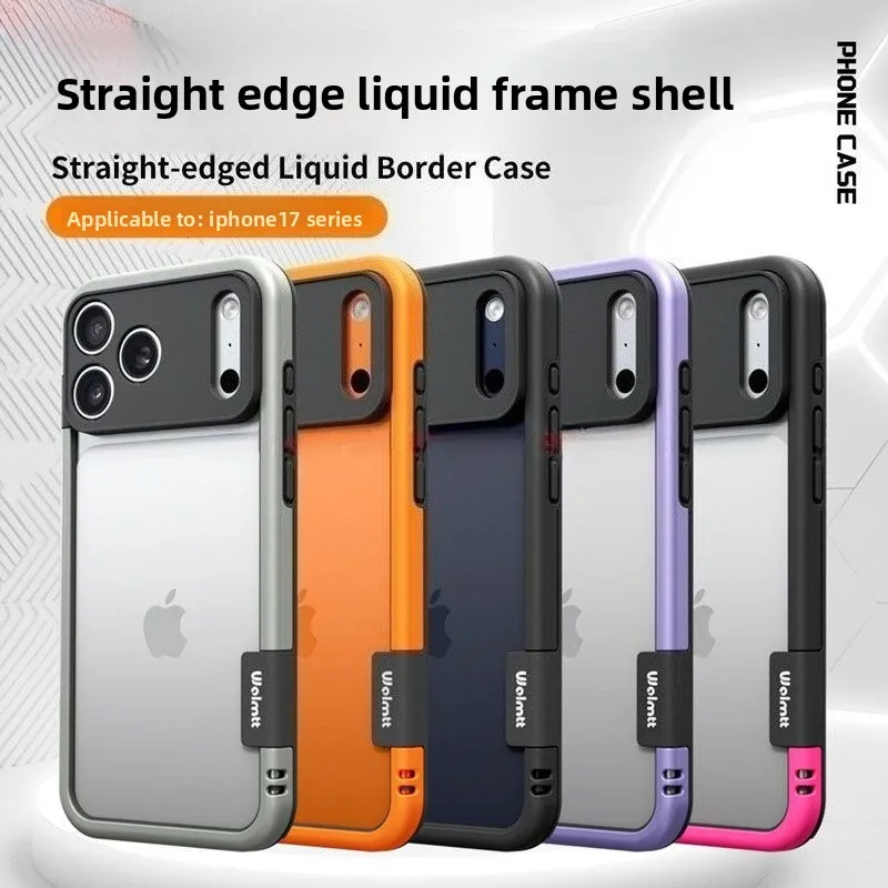 Coque Housse iPhone 17 16 15 14 13 Pro Max Plus Air Bumper Frame Lens Protector – Image 2