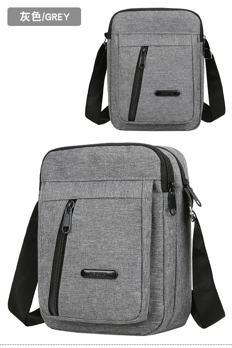 Sac à bandoulière en toile de Sport pour hommes polyvalent réglable adapté aux vêtements d\'affaires et décontractés parfait pour les sacs à main de voyage Bolsa