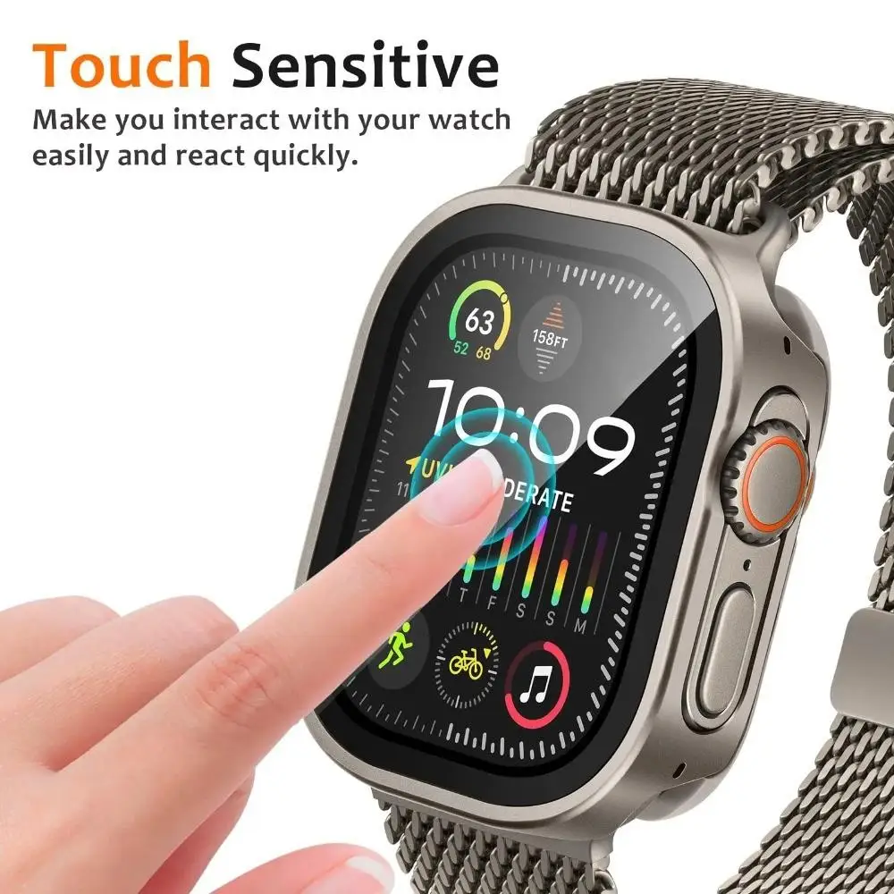 Boîtier métallique étanche en alliage d\'aluminium, boîtier de protection complet pour Apple Watch Ultra 3 49mm 11 10 46 42mm pour Iwatch 987654SE 44 45MM Boîtier métallique étanche en alliage d\'aluminium, boîtier de protection complet pour Apple Watch Ultra 3 49mm 11 10 46 42mm pour Iwatch 987654SE 44 45MM