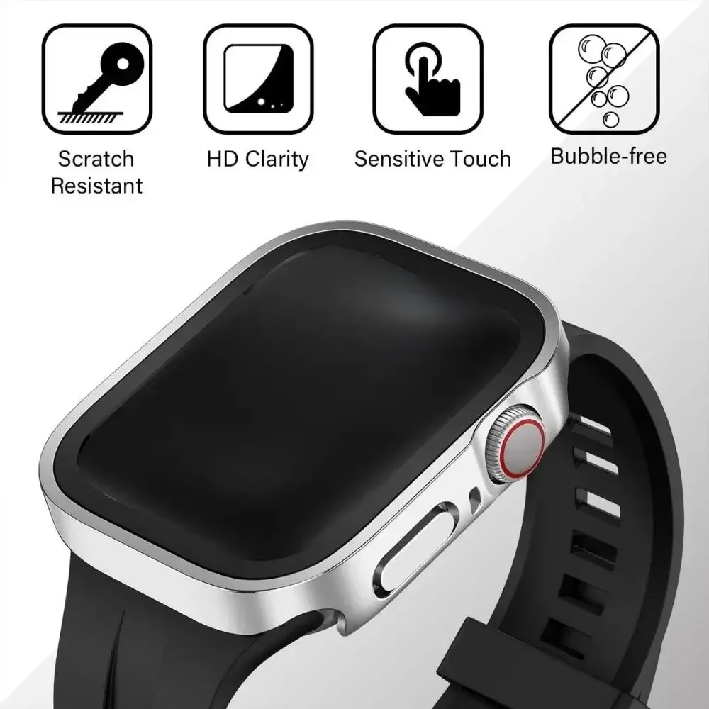 Boîtier métallique étanche en alliage d\'aluminium, boîtier de protection complet pour Apple Watch Ultra 3 49mm 11 10 46 42mm pour Iwatch 987654SE 44 45MM Boîtier métallique étanche en alliage d\'aluminium, boîtier de protection complet pour Apple Watch Ultra 3 49mm 11 10 46 42mm pour Iwatch 987654SE 44 45MM