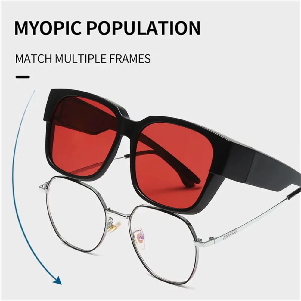 Surlunettes de Soleil Homme Femme pour Lunettes de Correction Vue Polarisées – Image 3
