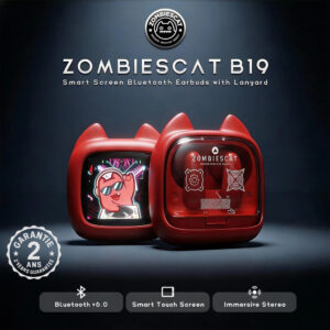 Écouteurs Sans Fil Bluetooth Zombies Cat B19 Écran Tactile Intra-Auriculaires