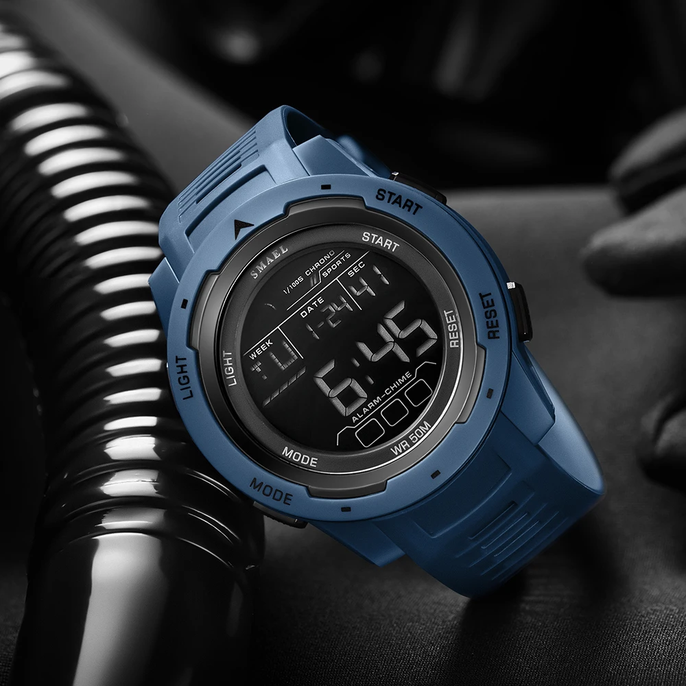 Montre Homme Multifonctions Digital Sport 50M Chronographe Alarme Lumineuse – Image 3