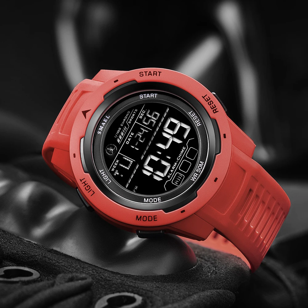 Montre Homme Multifonctions Digital Sport 50M Chronographe Alarme Lumineuse – Image 6