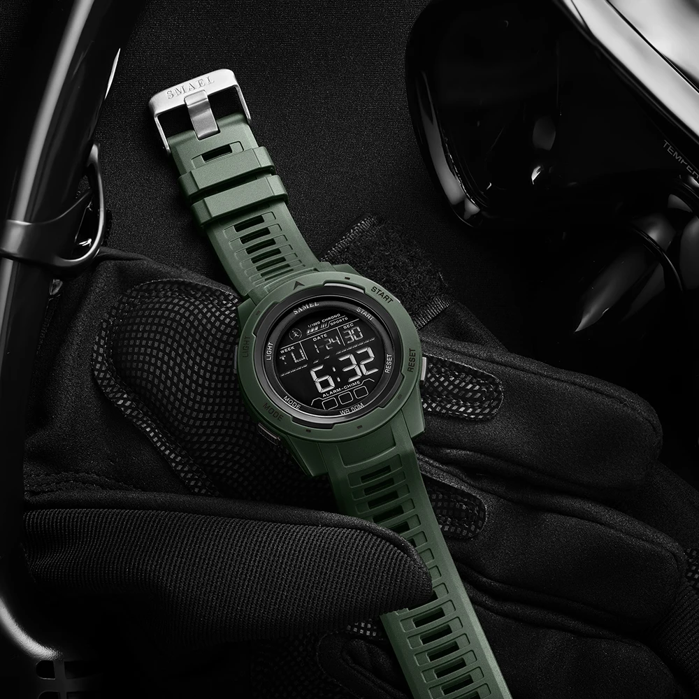 Montre Homme Multifonctions Digital Sport 50M Chronographe Alarme Lumineuse – Image 2