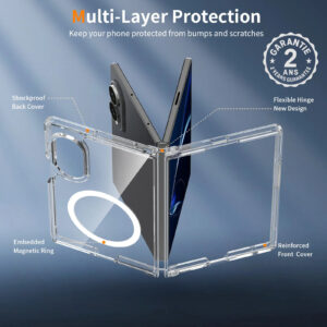 Coque Étui Galaxy Z Fold 8 Transparente Magsafe Antichoc Anti Rayures Magnétique