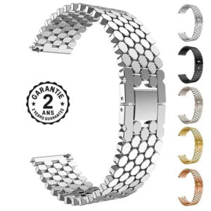 Bracelet de Montre Acier 22mm pour Samsung Galaxy Watch Huawei Watch GT Amazfit