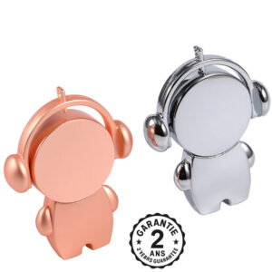 Clé USB Bonhomme Casque Métal 4Go 8Go 16Go 32Go 64Go 128Go USB 2.0 Argenté Doré