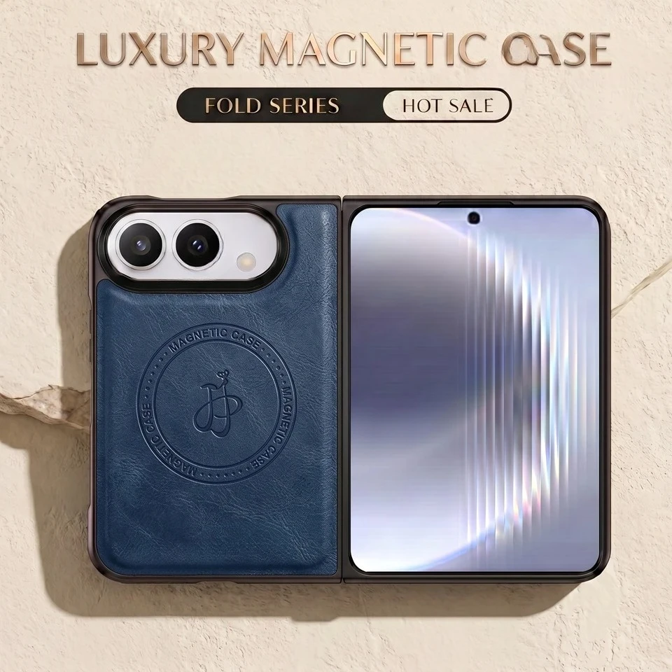 Étui Coque iPhone Duo Similicuir Magsafe Magnétique Pliable Chargement Sans Fil – Image 4
