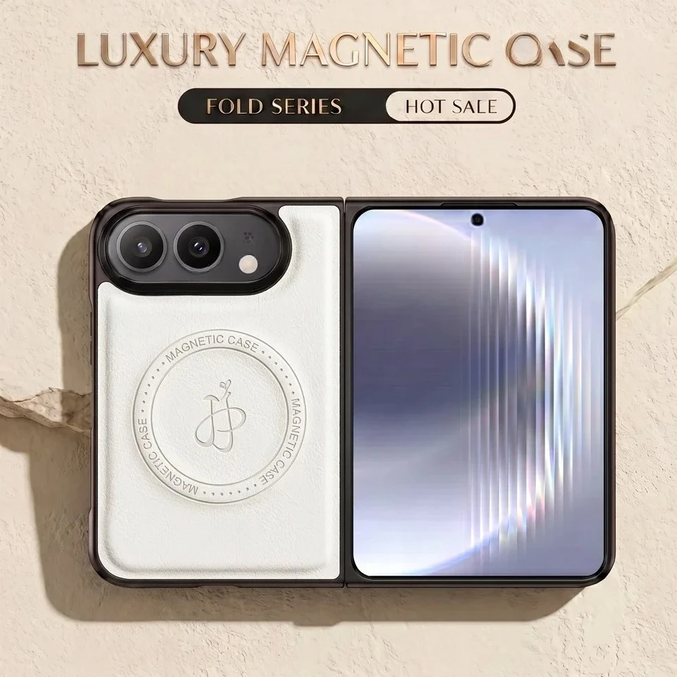 Étui Coque iPhone Duo Similicuir Magsafe Magnétique Pliable Chargement Sans Fil – Image 6