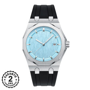 Montre Homme Polygonale Sport Acier Silicone Dateur Sans Chiffres Minimaliste