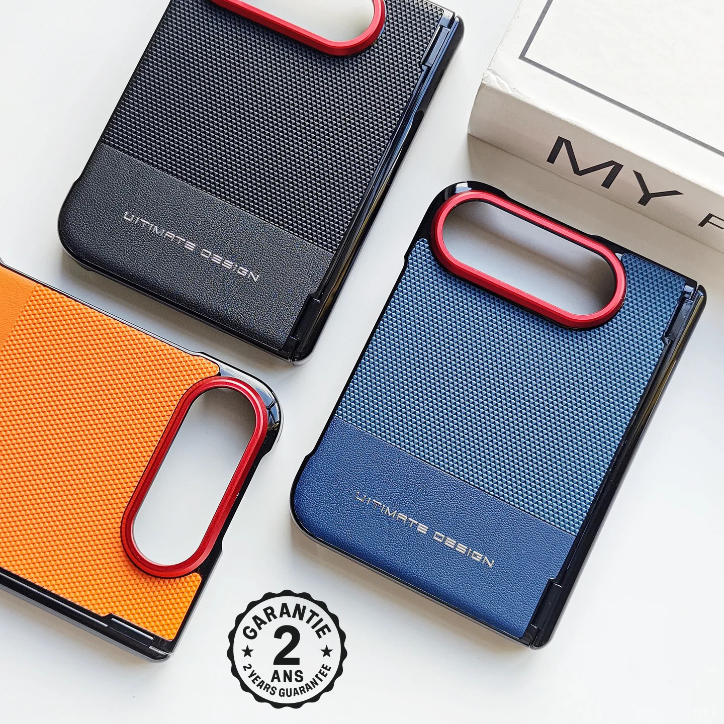 Coque Étui Housse iPhone Duo Antichoc Ultimate Design Grille Protection Objectif