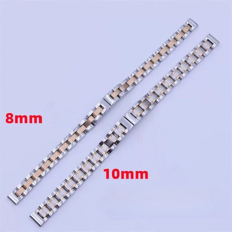 Bracelet de Montre Femme Acier Inoxydable Boucle Déployante Papillon 10mm 8mm – Image 5