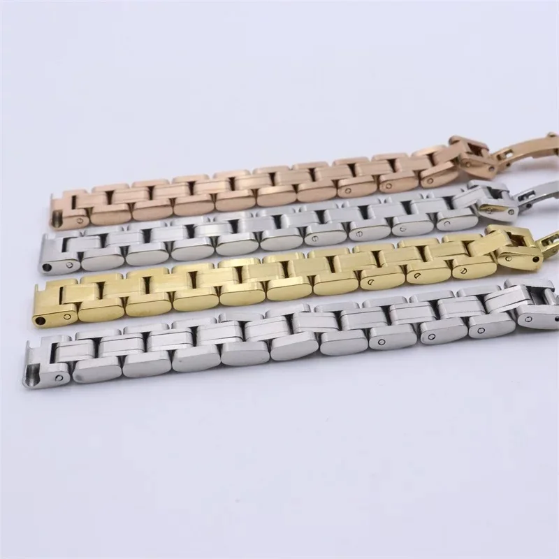 Bracelet de Montre Femme Acier Inoxydable Boucle Déployante Papillon 10mm 8mm – Image 6