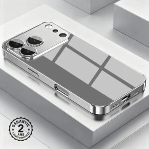 Coque iPhone 17 16 15 14 13 12 11 Pro Max Plus 16e Air Verre Brillant Pastel