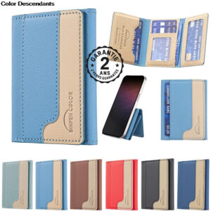 Portefeuille Cuir Magsafe Magnetique iPhone Samsung Galaxy Pixel Porte Cartes