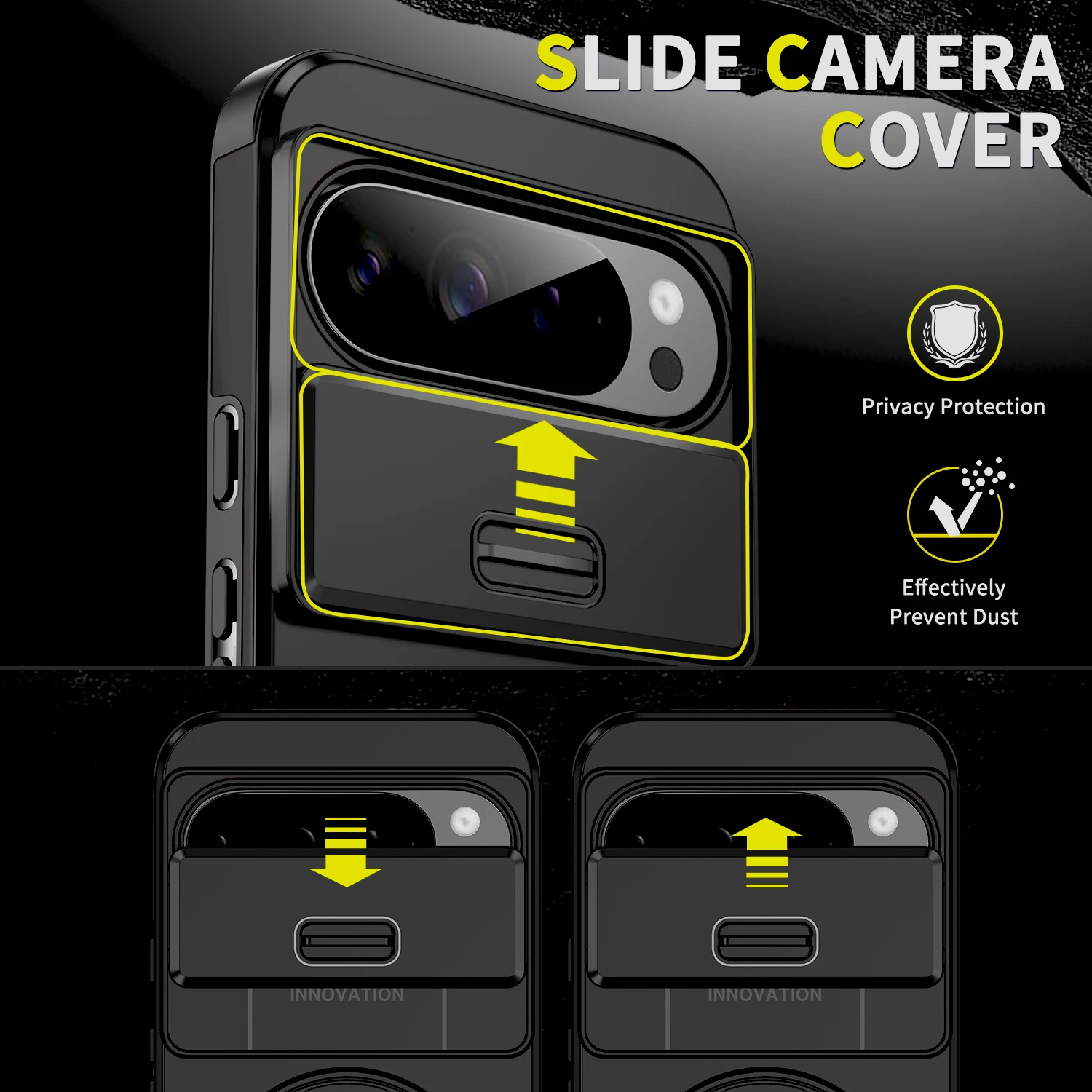Coque Google Pixel 11 10 9 8 7 Pro XL Couvercle Camera Magsafe Anneau Magnétique – Image 2