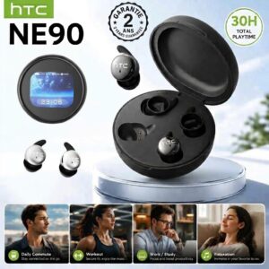 Ecouteurs Sans Fil HTC NE90 Bluetooth Sommeil Isolation Phonique Traduction IA