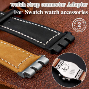 Adaptateur Embout de Bracelet de Montre 3 Ports pour Swatch Acier 17 19 21 mm