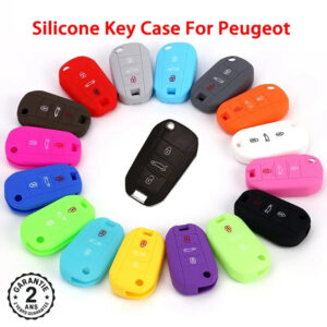 Coque Clé de Voiture Peugeot 508 301 2008 3008 408 Citroën C4 C5 C3 C4L Silicone