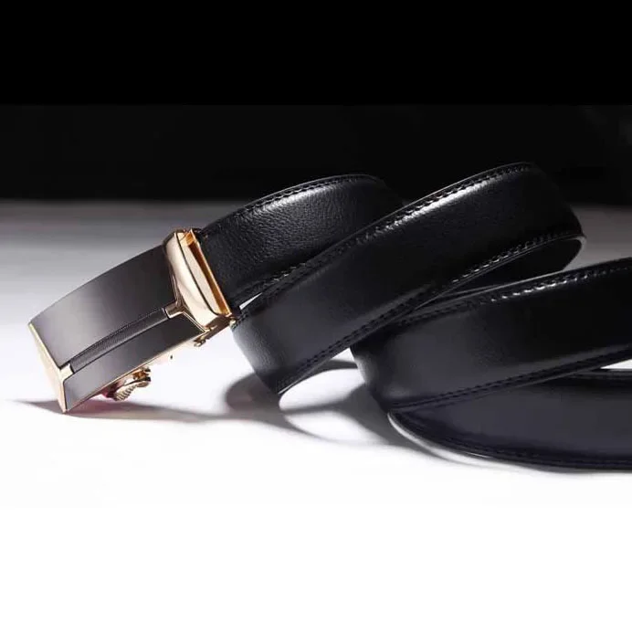 Ceinture Homme Cuir Véritable Grande Taille Acier 120 140 150 160 170 180 cm – Image 4