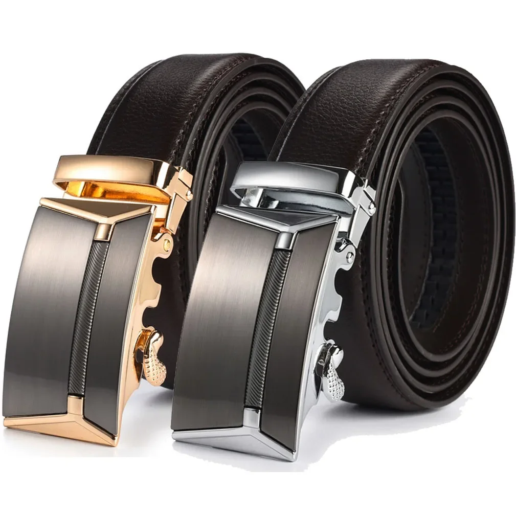 Ceinture Homme Cuir Véritable Grande Taille Acier 120 140 150 160 170 180 cm – Image 2