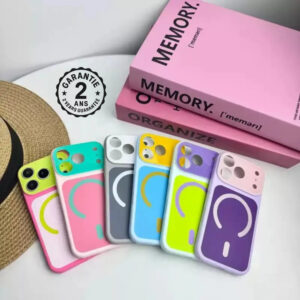 Coque iPhone 18 17 16 15 14 13 12 11 Pro Max MagSafe Bicolore Tricolore Flashy