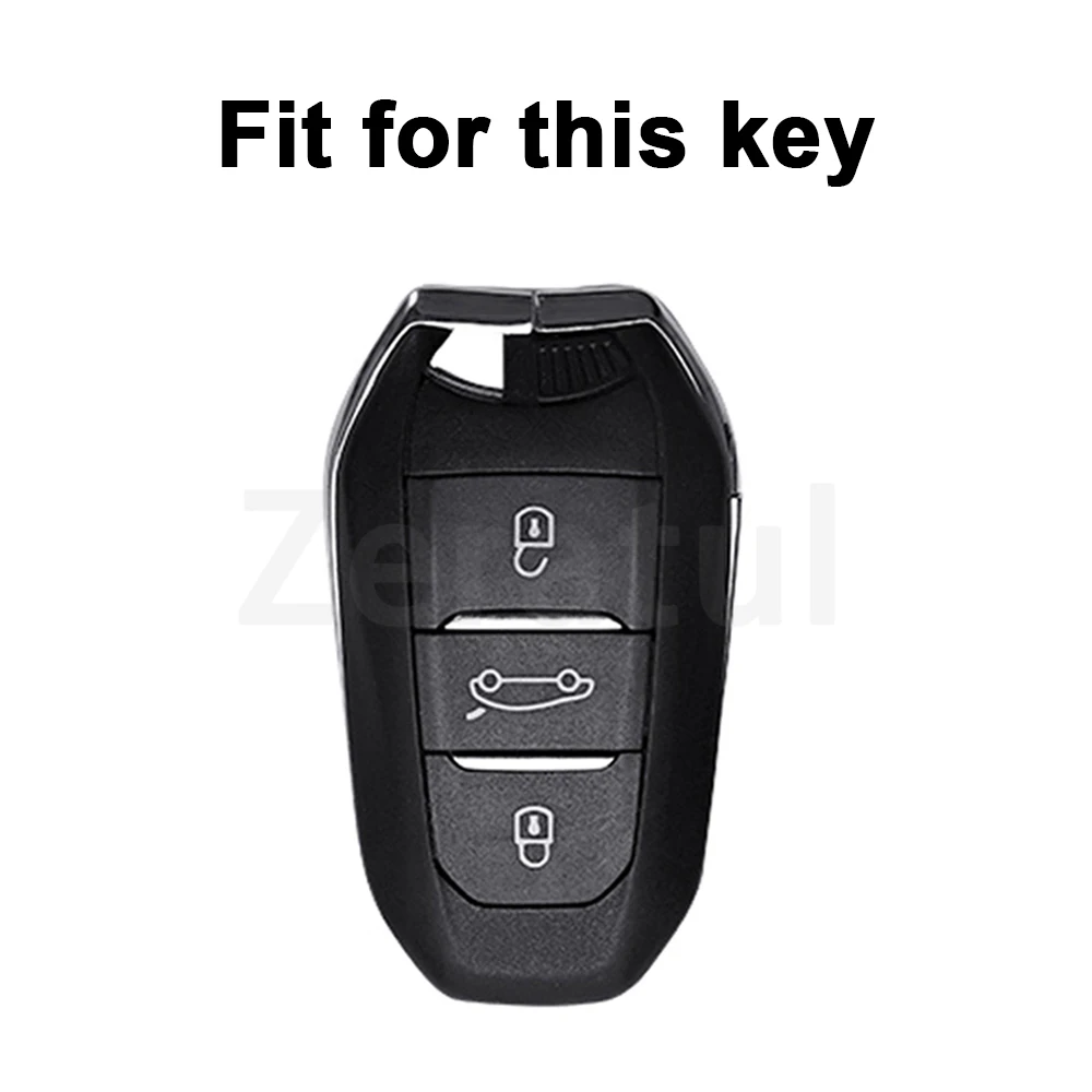 Housse Clé Peugeot 2008 3008 4008 5008 308 408 508 207 Citroën C3 C4 C6 DS3 DS5 – Image 2