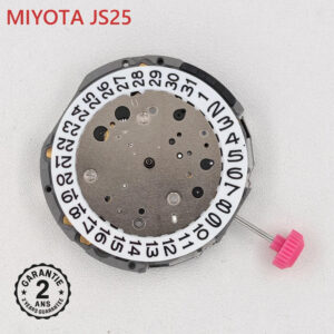 Mouvement de Montre Miyota JS25 Quartz Date à 3H Japon Blanc ou Noir Neuf
