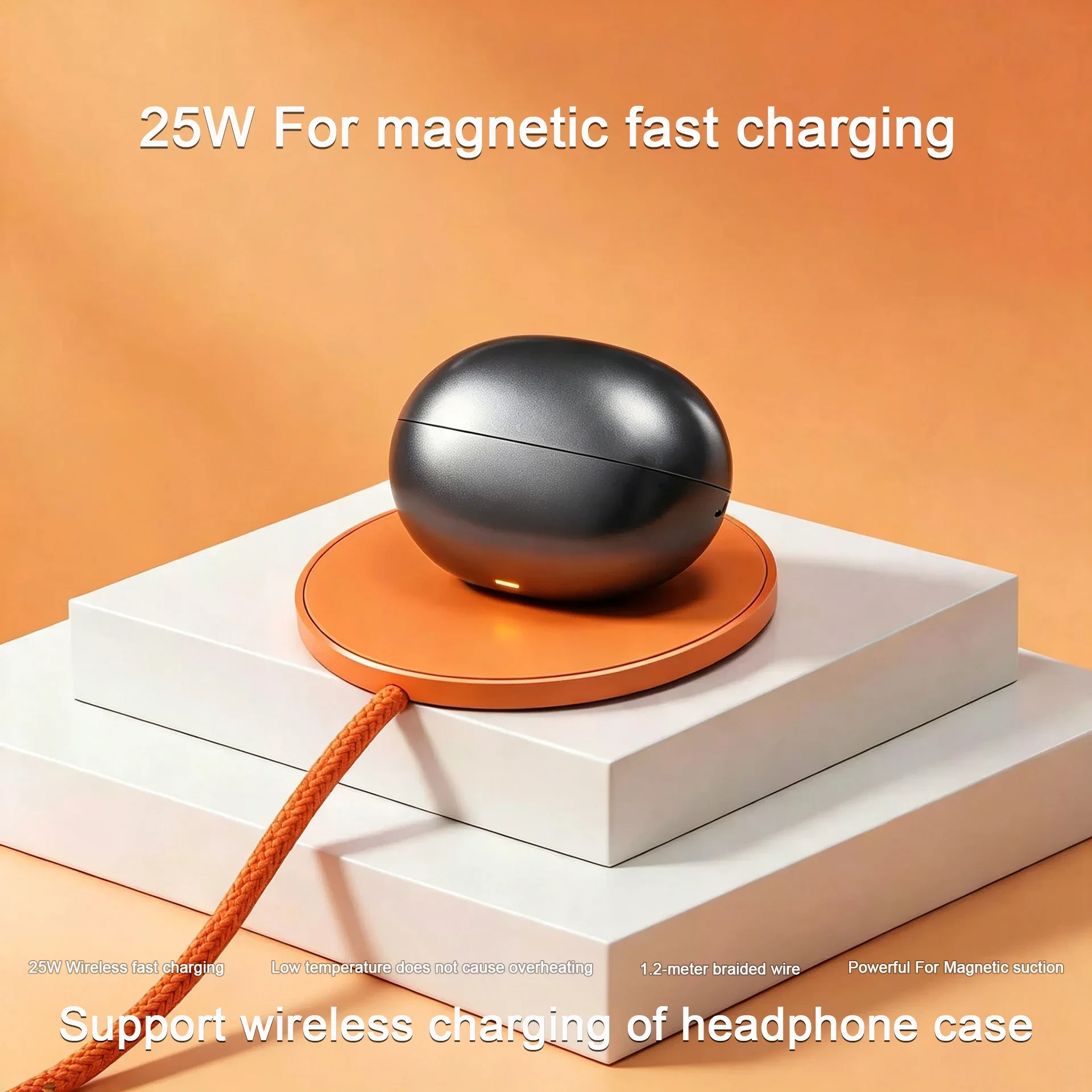 Chargeur Sans Fil Rapide Qi2 25W MagSafe iPhone Samsung Google Pixel Magnétique – Image 8
