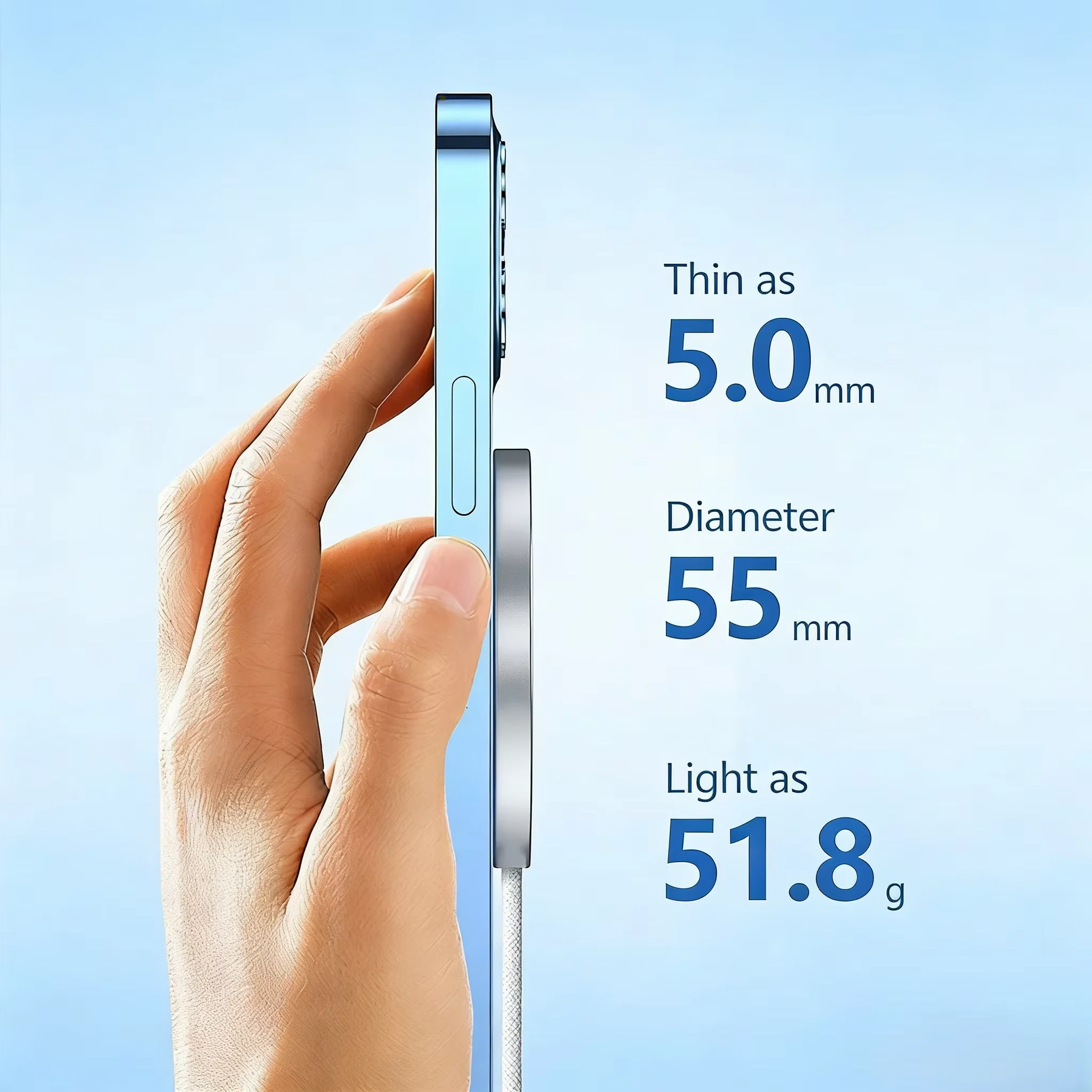 Chargeur Sans Fil Rapide Qi2 25W MagSafe iPhone Samsung Google Pixel Magnétique – Image 5