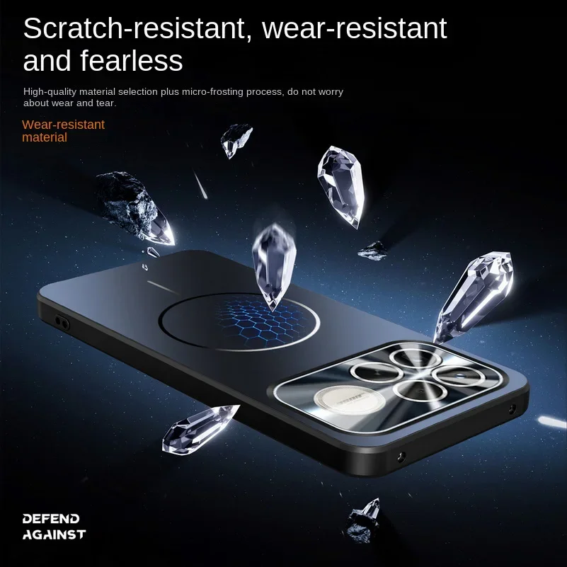 Coque Xiaomi Poco F9 F8 Pro Ultra Magnétique Qi Effet Givré Protection Caméra – Image 4
