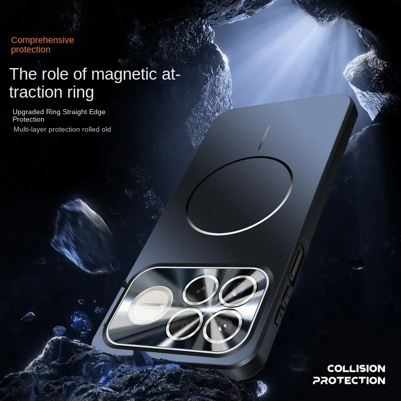 Coque Xiaomi Poco F9 F8 Pro Ultra Magnétique Qi Effet Givré Protection Caméra – Image 5