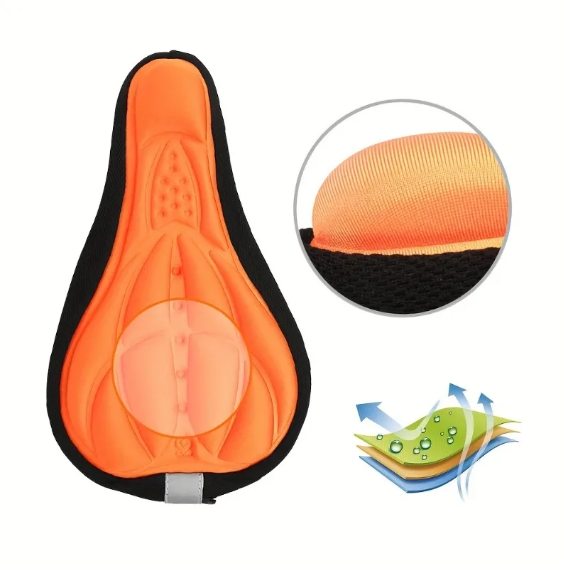 Housse Coussin pour Selle de Vélo VTT Chemin Mousse Éponge Respirant Confortable – Image 4